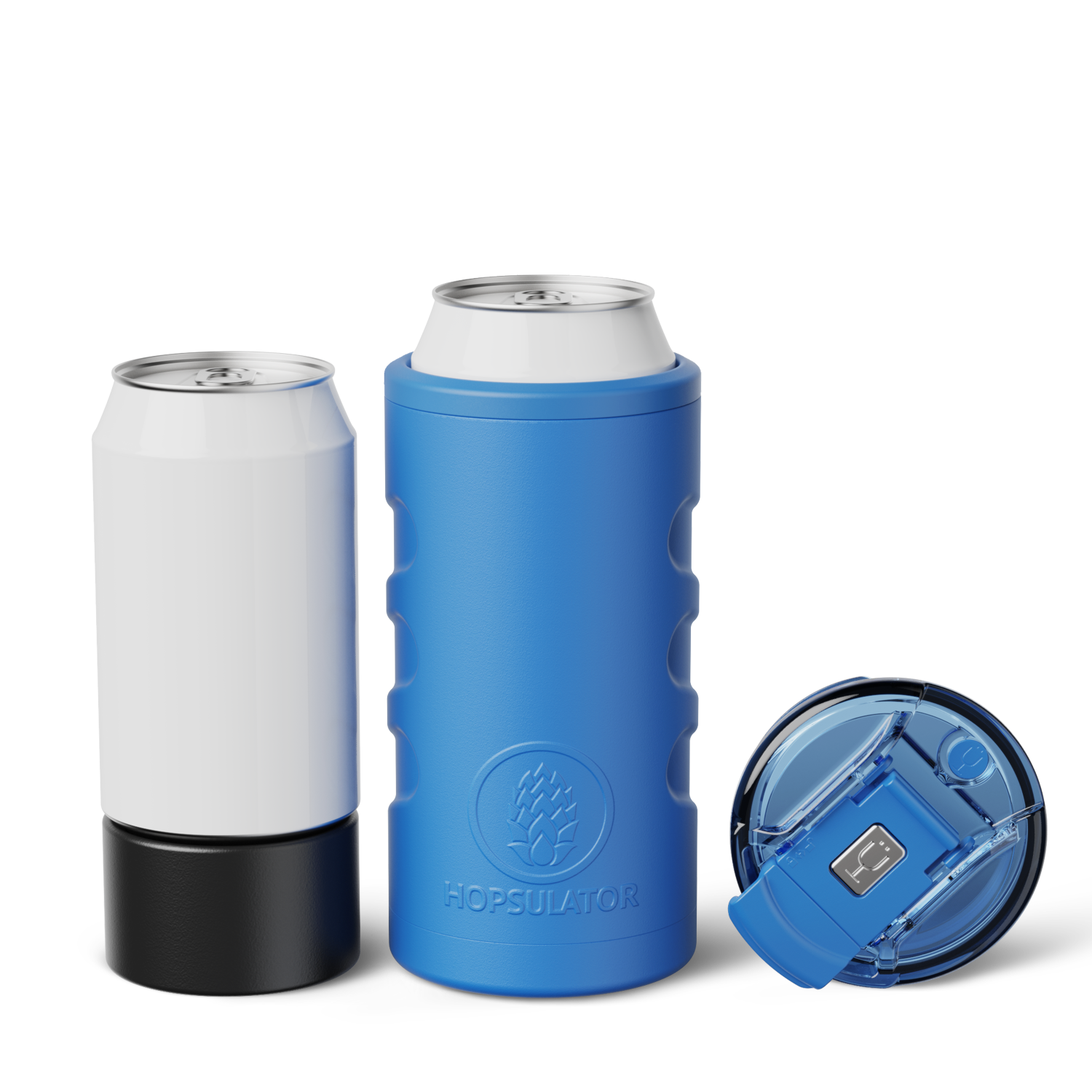 Retro Hopsulator Trio | Matte Azure | 12/16oz Standard Cans