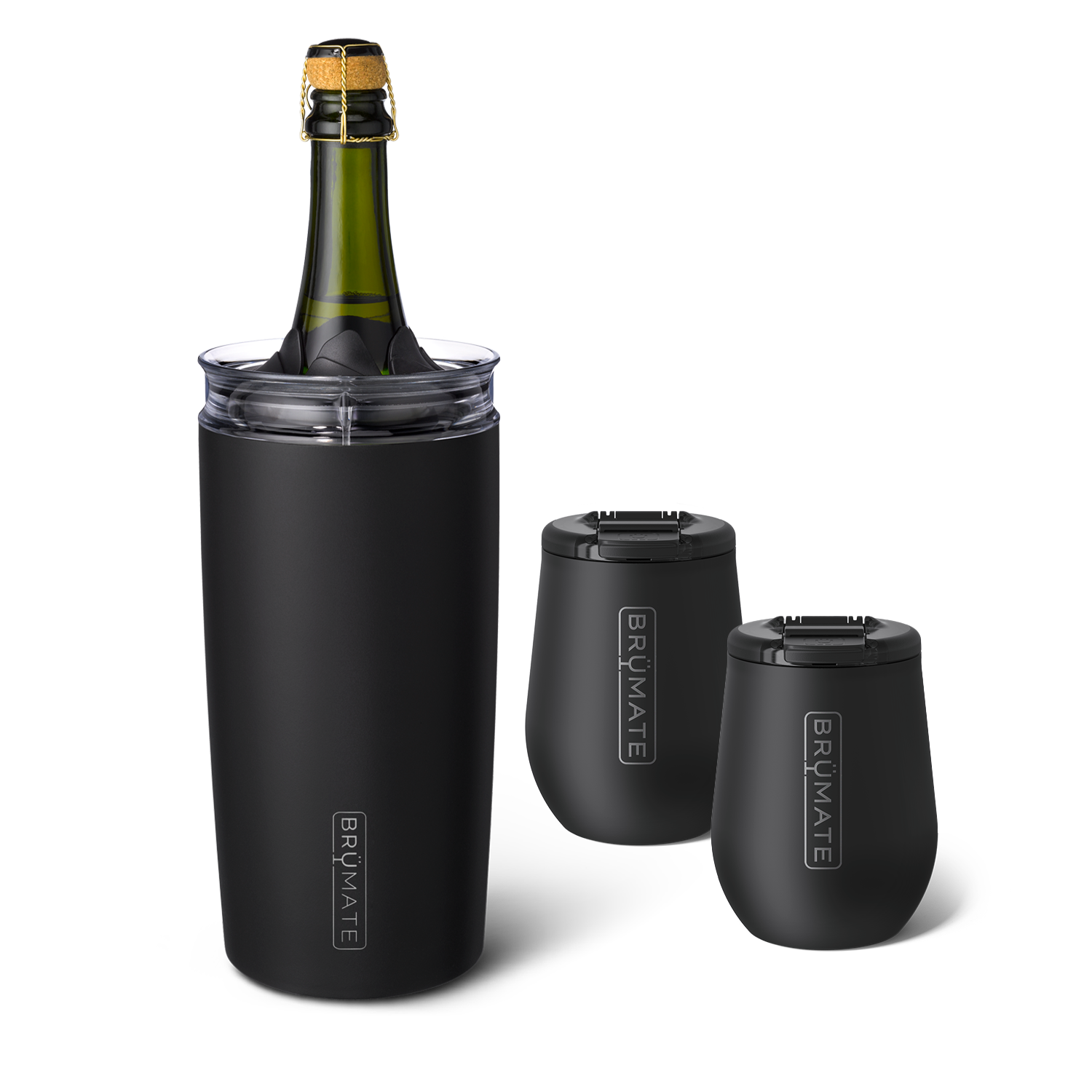 Bottle Chiller Bundle | Matte Black | 49/14oz